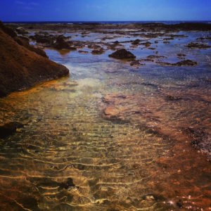 宝島の大間海岸の潮だまり